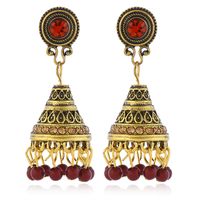 Alloy Bohemia Flowers Earring  (colorful Ancient Alloy)  Fashion Jewelry Nhkq2357-colorful-ancient-alloy main image 7