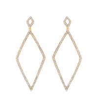 Imitated Crystal&cz Simple Geometric Earring  (black)  Fashion Jewelry Nhas0506-black main image 4