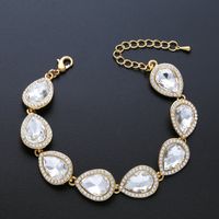 Imitated Crystal&cz Fashion Geometric Bracelet  (alloy)  Fashion Jewelry Nhas0606-alloy main image 3