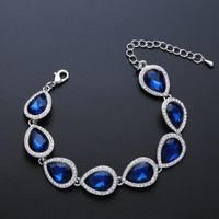 Imitated Crystal&cz Fashion Geometric Bracelet  (alloy)  Fashion Jewelry Nhas0606-alloy main image 4