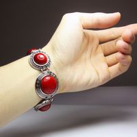 Alloy Bohemia Geometric Bracelet  (red)  Fashion Jewelry Nhas0626-red main image 2