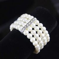 Beads Korea Geometric Bracelet  (white)  Fashion Jewelry Nhas0631-white main image 1