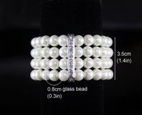 Beads Korea Geometric Bracelet  (white)  Fashion Jewelry Nhas0631-white main image 3