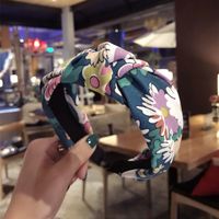 Cloth Simple Bows Hair Accessories  (floral Purple)  Fashion Jewelry Nhsm0178-floral-purple main image 3