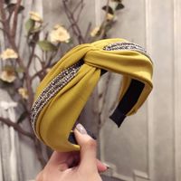 Cloth Simple Bows Hair Accessories  (yellow)  Fashion Jewelry Nhsm0250-yellow main image 1
