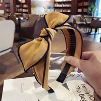 Cloth Simple Bows Hair Accessories  (yellow)  Fashion Jewelry Nhsm0260-yellow main image 1