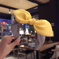 Cloth Simple Bows Hair Accessories  (yellow)  Fashion Jewelry Nhsm0359-yellow main image 1