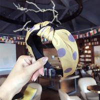Cloth Korea Bows Hair Accessories  (yellow)  Fashion Jewelry Nhsm0368-yellow main image 2