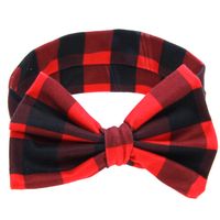 Cloth Fashion Geometric Hair Accessories  (red And White)  Fashion Jewelry Nhwo0621-red-and-white main image 4