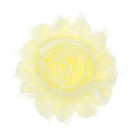 Cloth Fashion Flowers Hair Accessories  (yellow)  Fashion Jewelry Nhwo0675-yellow main image 4