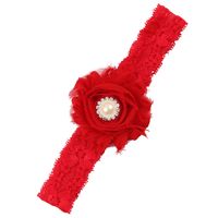 القماش الأزياء الزهور اكسسوارات للشعر (الأحمر) الأزياء والمجوهرات Nhwo0730-red main image 1
