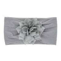 Européen Et Américain Style Nylon Fleur De Lotus Enfants Bande De Cheveux De Bébé Élastique Chapeaux Bébé Lapin Oreille Bandeau main image 5