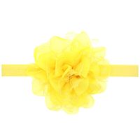 Mousseline De Soie En Dentelle Fleur Bande De Cheveux Pour Enfants Cheveux De Bébé Accessoires Chapeaux En Gros 13 Couleurs En Option main image 2