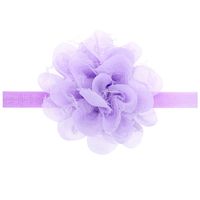 Mousseline De Soie En Dentelle Fleur Bande De Cheveux Pour Enfants Cheveux De Bébé Accessoires Chapeaux En Gros 13 Couleurs En Option main image 10