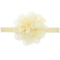 Mousseline De Soie En Dentelle Fleur Bande De Cheveux Pour Enfants Cheveux De Bébé Accessoires Chapeaux En Gros 13 Couleurs En Option main image 11