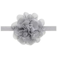 Mousseline De Soie En Dentelle Fleur Bande De Cheveux Pour Enfants Cheveux De Bébé Accessoires Chapeaux En Gros 13 Couleurs En Option main image 13