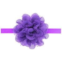 Mousseline De Soie En Dentelle Fleur Bande De Cheveux Pour Enfants Cheveux De Bébé Accessoires Chapeaux En Gros 13 Couleurs En Option main image 14