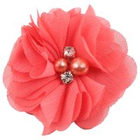 القماش الأزياء الزهور اكسسوارات للشعر (الأحمر) الأزياء والمجوهرات Nhwo0767-red main image 11