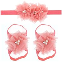 Cloth Fashion Flowers Hair Accessories  (red)  Fashion Jewelry Nhwo0801-red main image 14