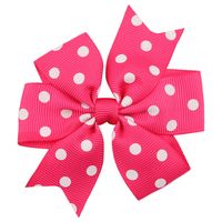 Cloth Fashion Bows Hair Accessories  (rose Red Dot)  Fashion Jewelry Nhwo0809-rose-red-dot main image 17
