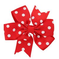 Cloth Fashion Bows Hair Accessories  (rose Red Dot)  Fashion Jewelry Nhwo0809-rose-red-dot main image 6
