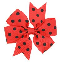 Cloth Fashion Bows Hair Accessories  (rose Red Dot)  Fashion Jewelry Nhwo0809-rose-red-dot main image 5