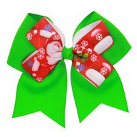 Weihnachten Neue Kinder Schwalben Schwanz Bowknot Haarnadel Europäische Und Amerikanische Baby Weihnachts Dekoration Haarnadel Haarschmuck Stirnband main image 1