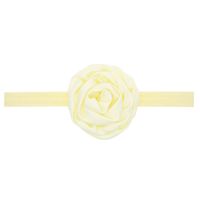 Nouvelle Européenne Et Américaine Du Commerce Extérieur Enfants Bande De Cheveux De Satin Rose Rouleau Fleur Bébé Bébé Bandeau Cheveux Accessoires 12 Couleurs main image 11