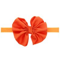 Européen Et Américain De Bébé Bowknot Élastique Ruban Enfants Grand Quatre-face Élastique Solide Couleur Bandeau 15 Couleurs Élastique Bébé Cheveux Accessoires main image 16