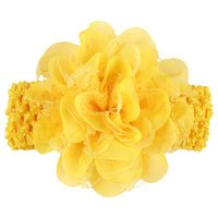 القماش الأزياء الزهور اكسسوارات للشعر (الأصفر) الأزياء والمجوهرات Nhwo0901-yellow main image 1