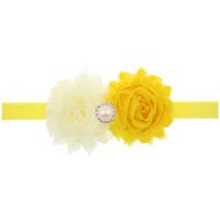 Enfants De Tournesol Perle Bande De Cheveux Bébé Minable Fleur Bandeau Cheveux Accessoires Solide Couleur Double Laine Côté Fleur Plus Forage Corde main image 29