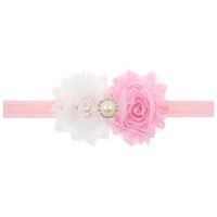 Enfants De Tournesol Perle Bande De Cheveux Bébé Minable Fleur Bandeau Cheveux Accessoires Solide Couleur Double Laine Côté Fleur Plus Forage Corde main image 14