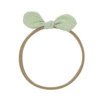 Cloth Korea Flowers Hair Accessories  (green Stripes)  Fashion Jewelry Nhwo0969-green-stripes main image 1