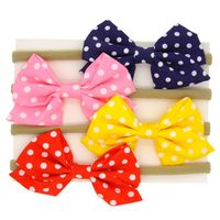Cloth Fashion Bows Hair Accessories  (4-color Mixing)  Fashion Jewelry Nhwo0975-4-color-mixing main image 2