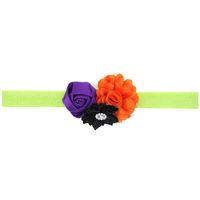 Halloween Schmuck Europäisches Und Amerikanisches Halloween Baby Haarband Rosen Knospe Spitze Baby Haarband Haarschmuck main image 2