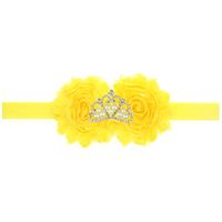 Cloth Fashion Geometric Hair Accessories  (yellow)  Fashion Jewelry Nhwo1001-yellow main image 1
