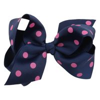 Cloth Fashion Bows Hair Accessories  (rose Red Dot Green)  Fashion Jewelry Nhwo1120-rose-red-dot-green main image 8