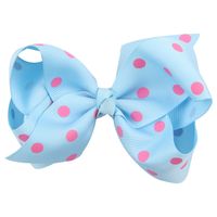 Cloth Fashion Bows Hair Accessories  (rose Red Dot Green)  Fashion Jewelry Nhwo1120-rose-red-dot-green main image 9
