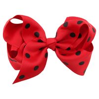 Cloth Fashion Bows Hair Accessories  (rose Red Dot Green)  Fashion Jewelry Nhwo1120-rose-red-dot-green main image 13