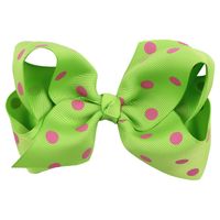 Cloth Fashion Bows Hair Accessories  (rose Red Dot Green)  Fashion Jewelry Nhwo1120-rose-red-dot-green main image 15