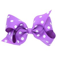 Cloth Fashion Bows Hair Accessories  (rose Red Dot Green)  Fashion Jewelry Nhwo1120-rose-red-dot-green main image 17