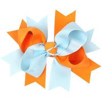 Cloth Fashion Flowers Hair Accessories  (orange Blue)  Fashion Jewelry Nhwo1135-orange-blue main image 1