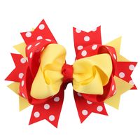 Cloth Fashion Flowers Hair Accessories  (yellow Red)  Fashion Jewelry Nhwo1139-yellow-red main image 2