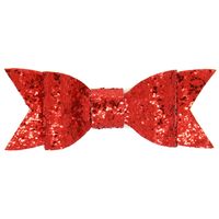 Leather Fashion Bows Hair Accessories  (red)  Fashion Jewelry Nhwo1148-red main image 2