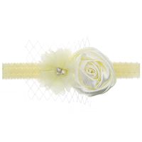 Cloth Fashion Flowers Hair Accessories  (white)  Fashion Jewelry Nhwo1149-white main image 3