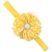 Neue Wellen Blume Kinder Haarband Baby Perle Strass Stirnband Haarschmuck 13 Farben Außenhandel main image 3