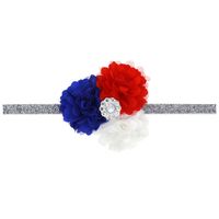 Us National Day Baby Strass Baby Stirnband Sonnenblume Neue Europäische Und Amerikanische Kinder Stirnband Mädchen Haarschmuck main image 1