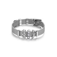 Hot Sale Europäische Und Amerikanische Mode Neue Produkte Romantische Liebe Liebe Buchstaben Zirkon Dekoratives Armband Exquisite Armband Armband main image 1