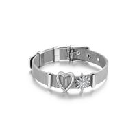 Außenhandels Quelle  Silber Gewebtes Element Armband Romantische Liebe Sterne Tandem Zubehör Mode Armband main image 1