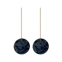 Alloy Fashion Geometric Earring  (black-1)  Fashion Jewelry Nhqd6253-black-1 main image 2